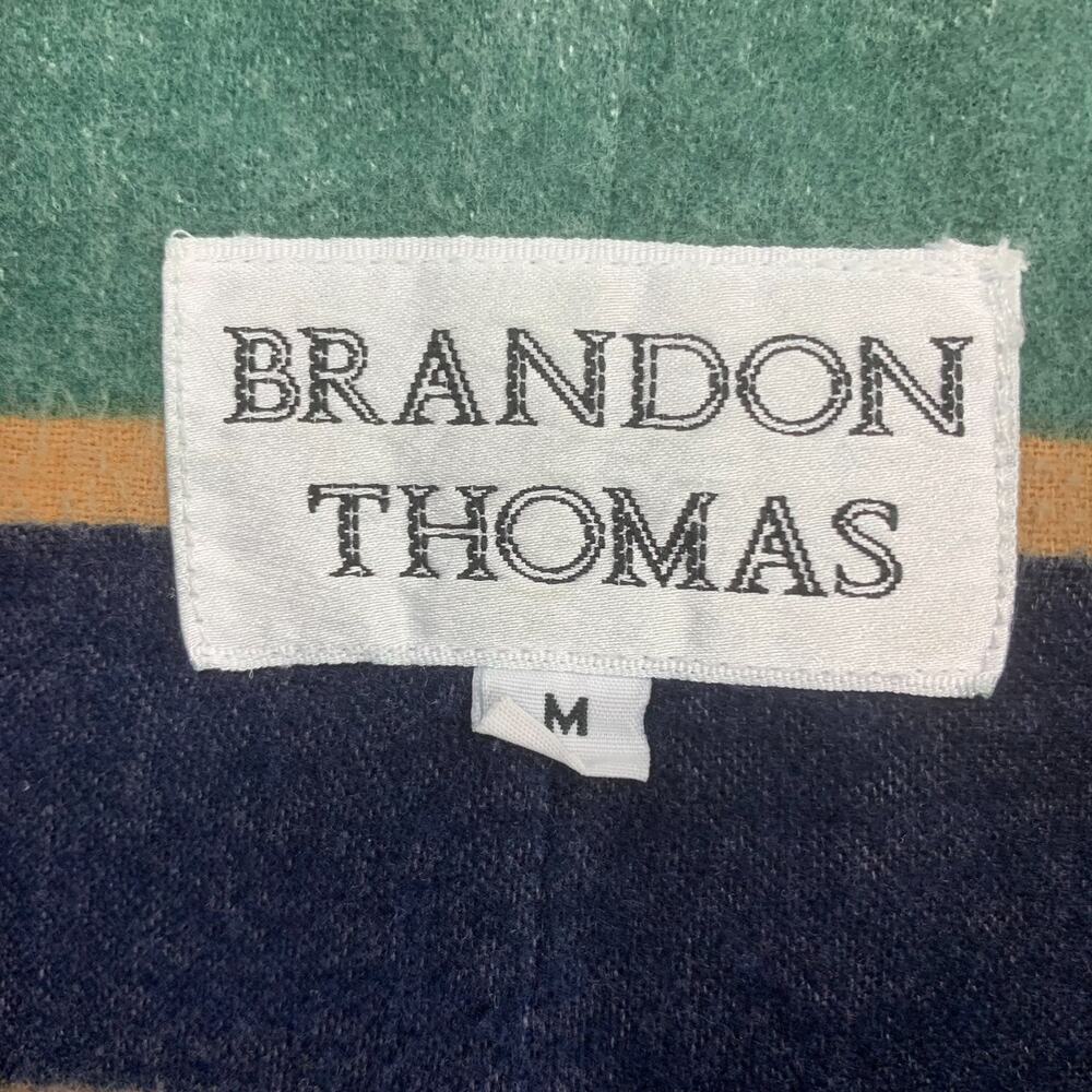 Vtg Brandon Thomas Southwestern Western Duster Coat Aztec Tribal Flannel Sz M - Picture 4 of 10